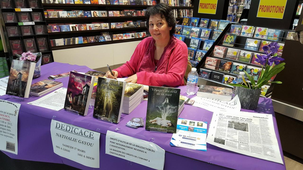 Dédicaces au Centre Leclerc Issoudun le 17 mars 2018