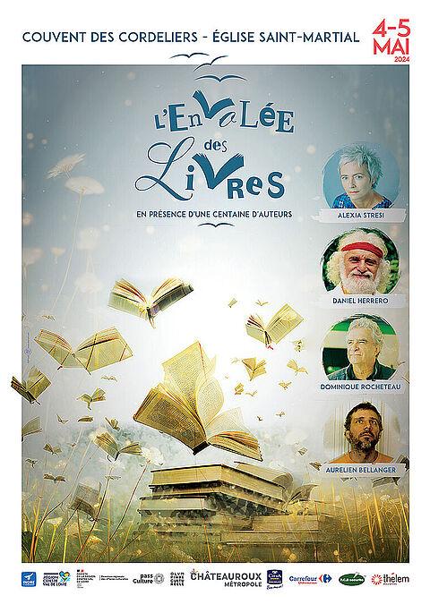 Affiche envolee des livres